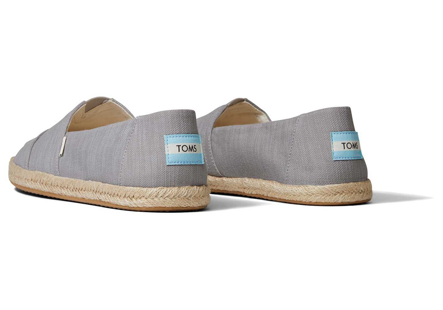 Toms Alpargata Rope Espadrille Grey - Mens - 07514-IZAR